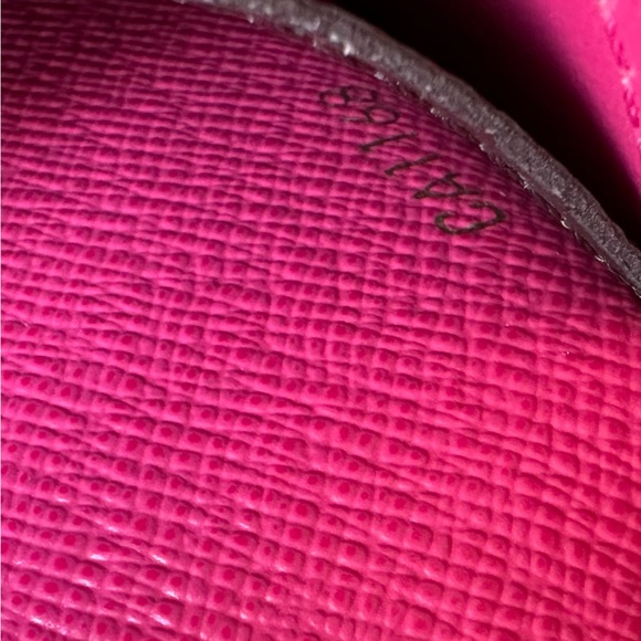 LV Monogram Bloom Flower Emilie Wallet Fuchsia - Picture 11 of 12